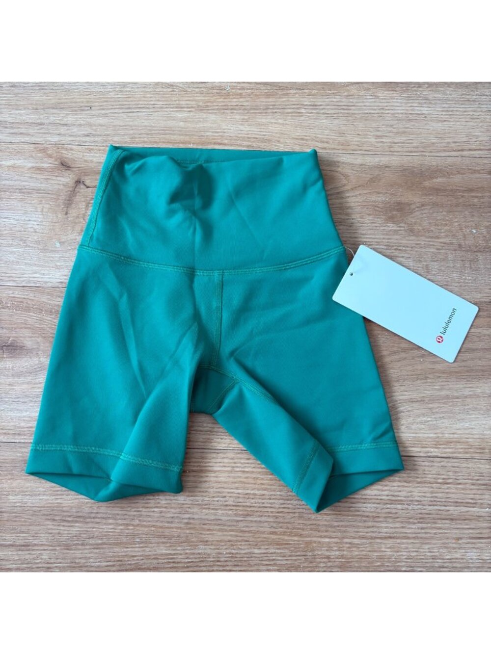 Lululemon Athletic Wunder Train High Rise Short 6” Raceway Green NWT Size 0 - Picture 1 of 8